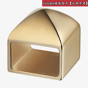 爱马仕/Hermes 灰色 Clou Medor丝巾扣 H601932S_00