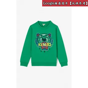 凯卓/Kenzo 男孩 绿色 运动衫 老虎运动衫 L85L15678G03.56.10A