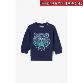 凯卓/Kenzo 男孩 海军蓝 运动衫 老虎运动衫 L85Z15517G03.76.12M