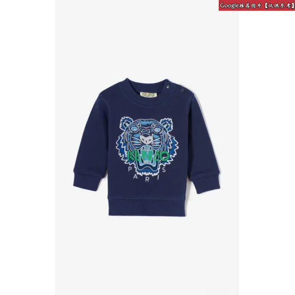 凯卓/Kenzo 男孩 海军蓝 运动衫 老虎运动衫 L85Z15517G03.76.12M