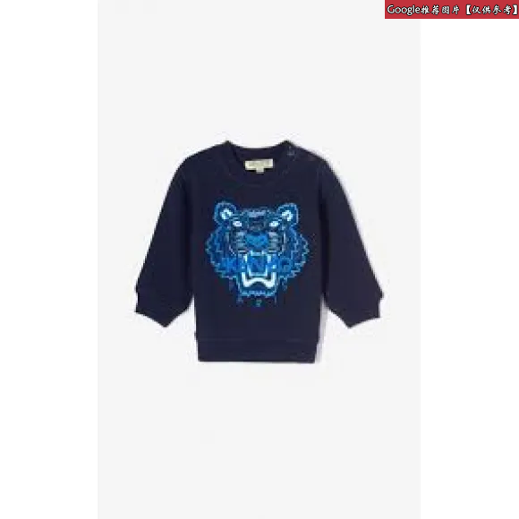 凯卓/Kenzo 男孩 海军蓝 运动衫 老虎运动衫 L86Z15718G01.76.12M