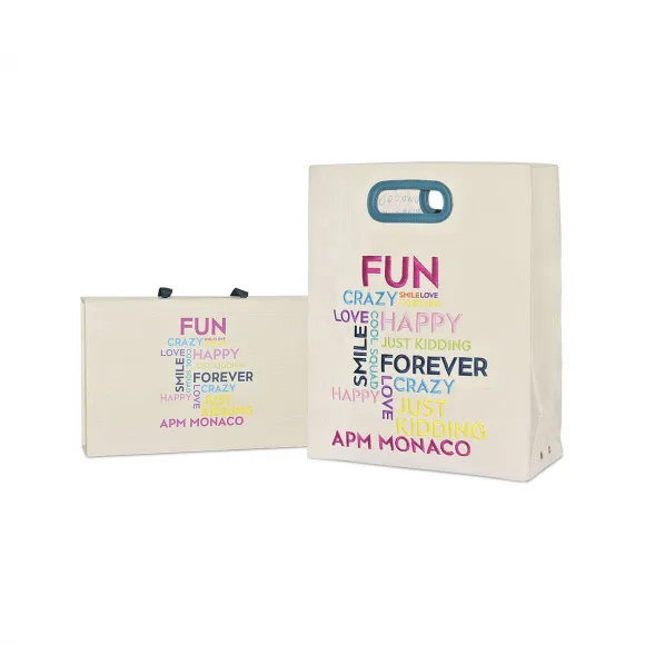 APM FUN CRAZY LOVE帆布手提袋 ACCESS9-F1