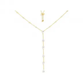 APM 梨形Y字形可调节项链 YC6194OX