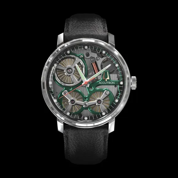阿克特隆/Accutron SPACEVIEW 2020 43.5MM 不锈钢 自动机械机芯 手表 2ES6A001