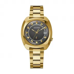 阿克特隆/Accutron ACCUTRON LEGACY 38.5MM 不锈钢镀金 自动机械机芯 手表 2SW7B001