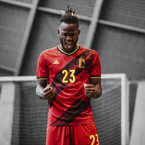 阿迪达斯/Adidas RBFA H JSY 比利时国家队主场球迷版短袖球衣 EJ8546