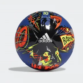 阿迪达斯/Adidas 运动表现 皇家蓝/黑色/亮黄荧光/红荧光 银色 男士 MESSI MINI 运动足球 FS0295