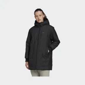 阿迪达斯/Adidas 运动表现 黑色/淡灰 女士 W REV SHERP JKT 户外运动棉服 GI7954