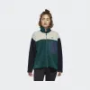 阿迪达斯/Adidas ORIGINALS 森林绿/传奇墨水蓝 女士 Short Sherpa 运动棉服 GL6407