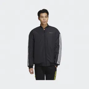 阿迪达斯/Adidas adidas neo 黑色/淡灰 男士 adidas neo M SPRTY PAD BMR 运动棉服 GP3273