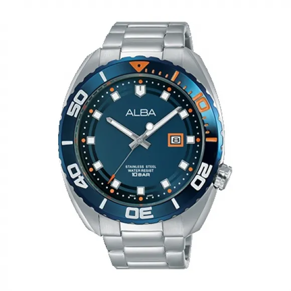 雅柏/Alba 44.5MM 不锈钢表壳 男表 AG8H43X1