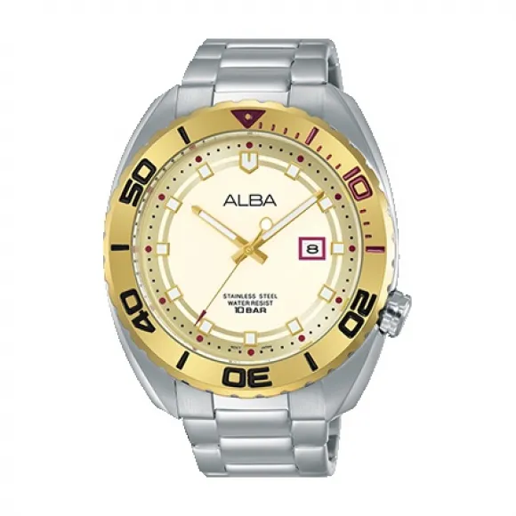 雅柏/Alba 44.5MM 不锈钢表壳 男表 AG8H44X1