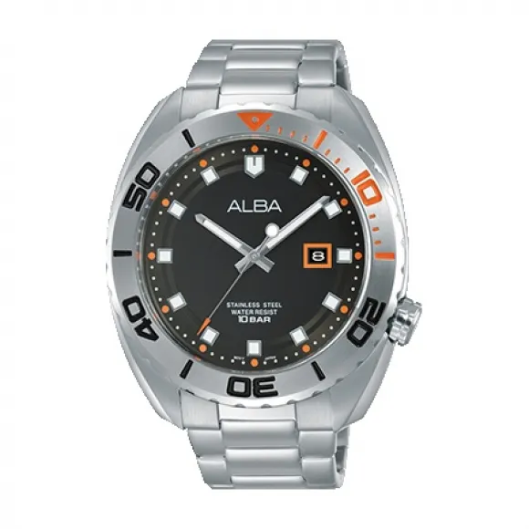 雅柏/Alba 44.5MM 不锈钢表壳 男表 AG8H45X1