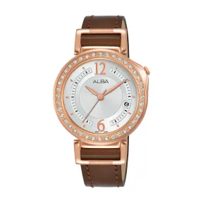 雅柏/Alba 34MM 不锈钢表壳 女表 AG8K16X1