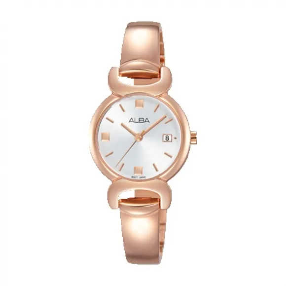 雅柏/Alba 25.5MM 不锈钢表壳 女表 AH7K12X1