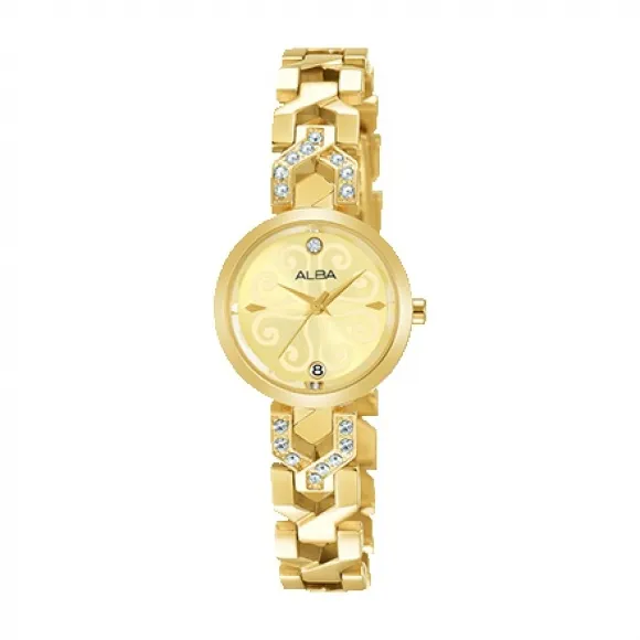 雅柏/Alba 22MM 不锈钢表壳 女表 AH7M44X1