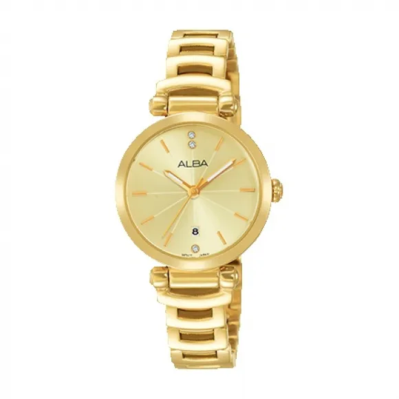 雅柏/Alba 28MM 不锈钢表壳 女表 AH7M64X1