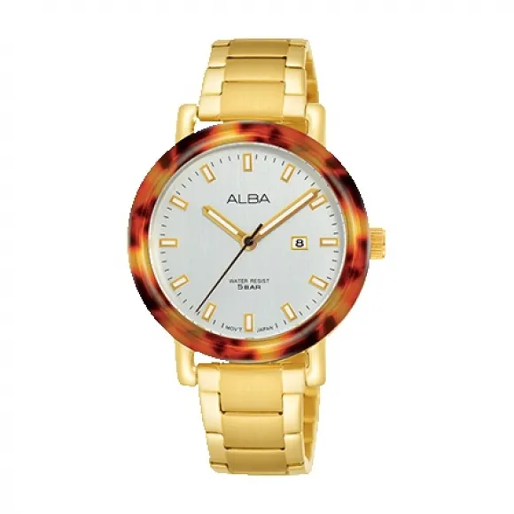 雅柏/Alba 33.5MM 不锈钢表壳 女表 AH7P34X1