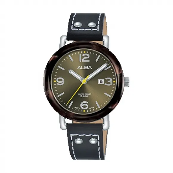 雅柏/Alba 33.5MM 不锈钢表壳 女表 AH7P43X1