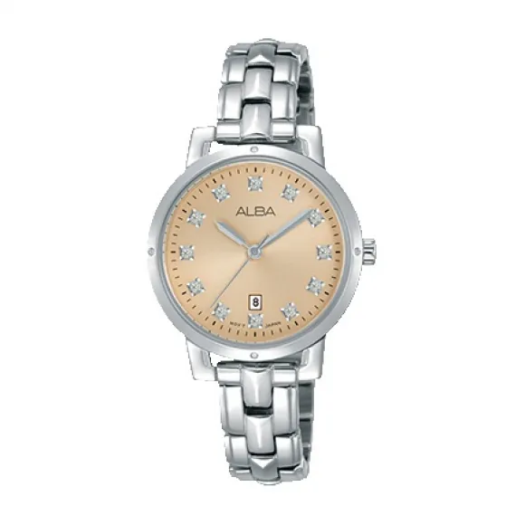 雅柏/Alba 30MM 不锈钢表壳 女表 AH7P57X1