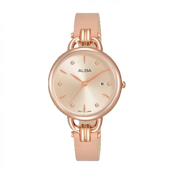 雅柏/Alba 30MM 不锈钢表壳 女表 AH7Q42X1
