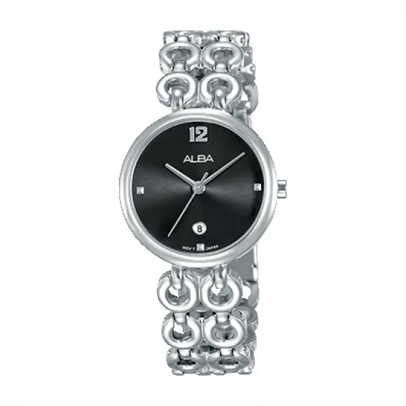 雅柏/Alba 28MM 不锈钢表壳 女表 AH7Q53X1
