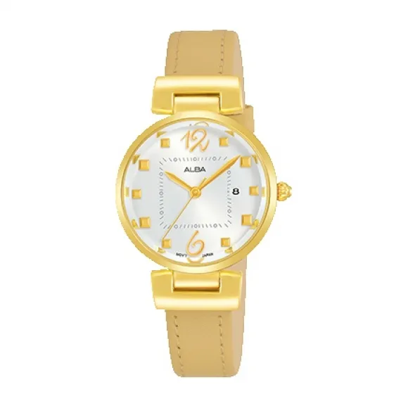 雅柏/Alba 28MM 不锈钢表壳 女表 AH7Q80X1