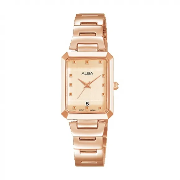 雅柏/Alba 21MM 不锈钢表壳 女表 AH7Q84X1