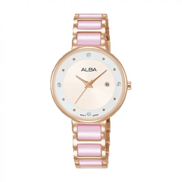 雅柏/Alba 30MM 不锈钢表壳 女表 AH7R92X1