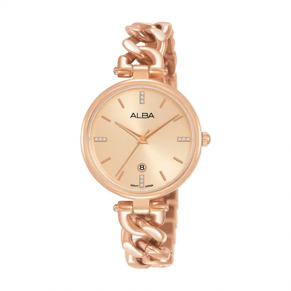 雅柏/Alba 30MM 不锈钢表壳 女表 AH7S56X1