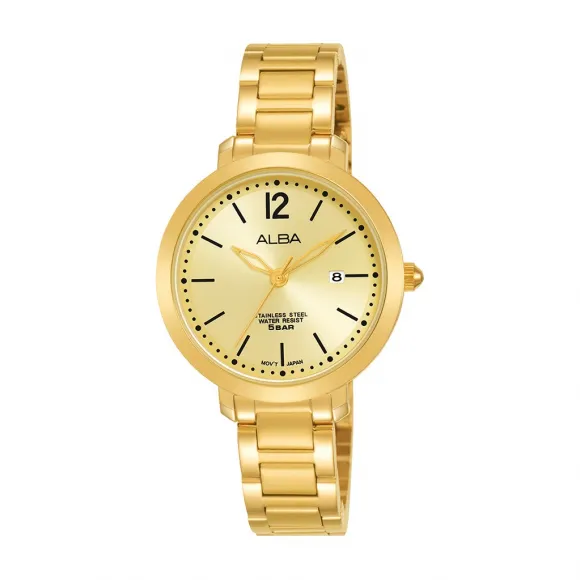 雅柏/Alba 30MM 不锈钢表壳 女表 AH7S92X1