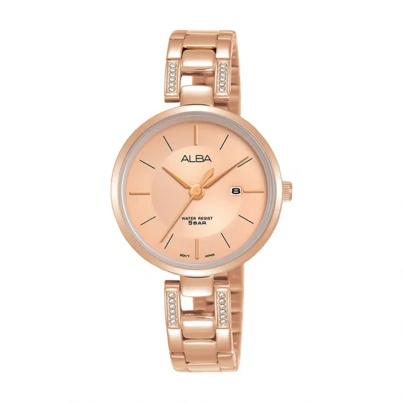 雅柏/Alba 30MM 不锈钢表壳 女表 AH7T08X1