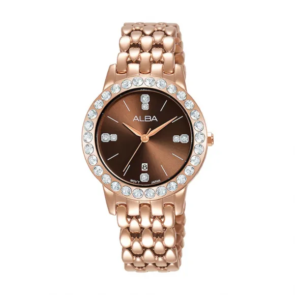 雅柏/Alba 30MM 不锈钢表壳 女表 AH7U70X1