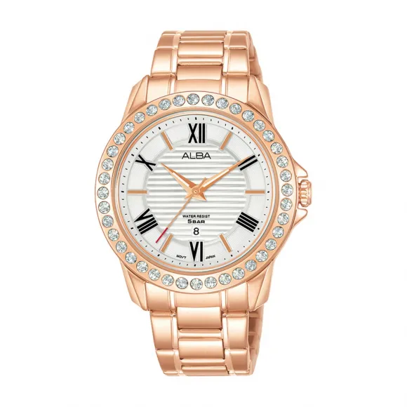 雅柏/Alba 36MM 不锈钢表壳 女表 AH7V68X1