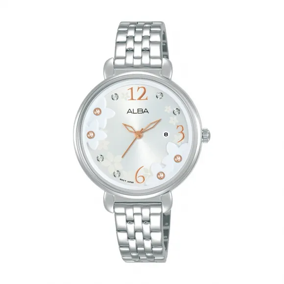 雅柏/Alba 32.5MM 不锈钢表壳 女表 AH7V99X1