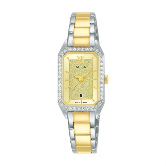 雅柏/Alba 20MM 不锈钢表壳 女表 AH7X25X1