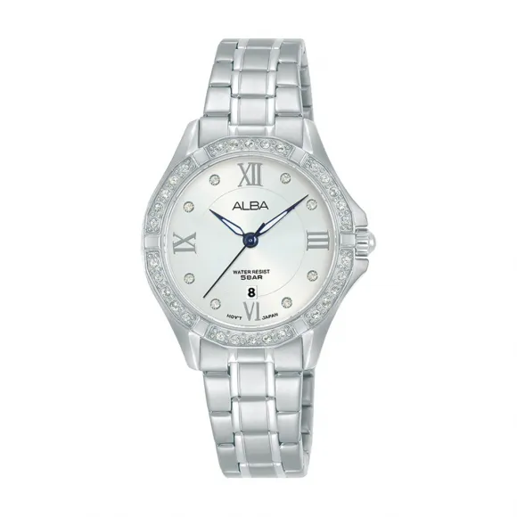 雅柏/Alba 30MM 不锈钢表壳 女表 AH7X87X1