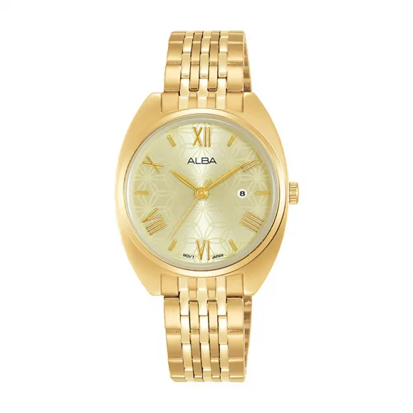 雅柏/Alba 30MM 不锈钢表壳 女表 AH7Z10X1