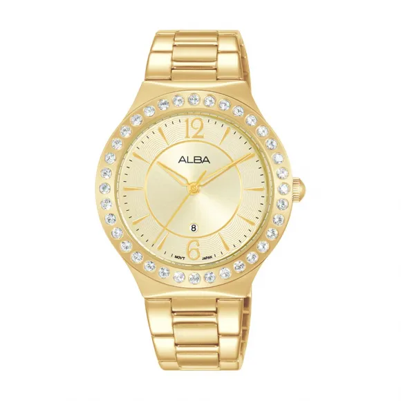 雅柏/Alba 35MM 不锈钢表壳 女表 AH7Z90X1