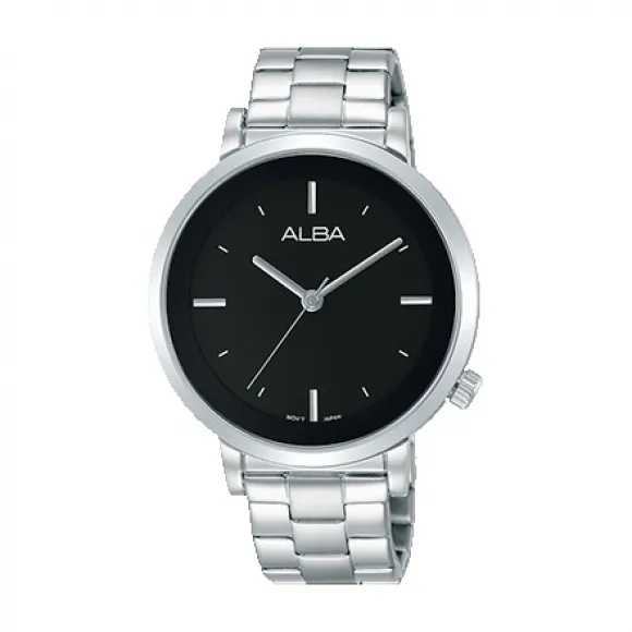 雅柏/Alba 37MM 不锈钢表壳 女表 AH8385X1