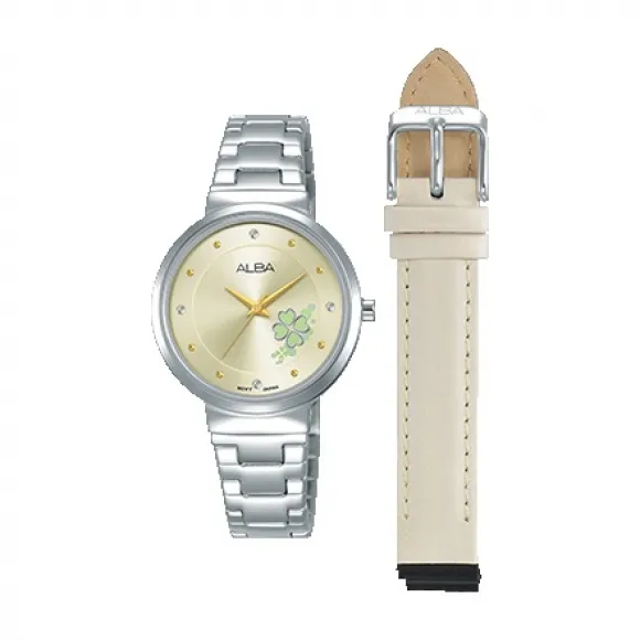 雅柏/Alba 30MM 不锈钢表壳 女表 AH8497X1