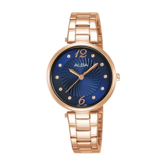 雅柏/Alba 30MM 黄铜表壳 女表 AH8728X1