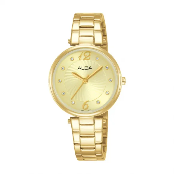 雅柏/Alba 30MM 黄铜表壳 女表 AH8730X1