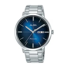 雅柏/Alba 42MM 不锈钢表壳和螺丝透视表背 自动机械机芯 男表 AL4123X1