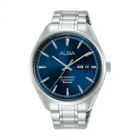 雅柏/Alba 42MM 不锈钢表壳和螺丝透视表背 自动机械机芯 男表 AL4139X1