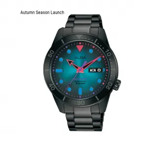 雅柏/Alba 42MM 不锈钢表壳和螺丝透视表背 自动机械机芯 男表 AL4175X1