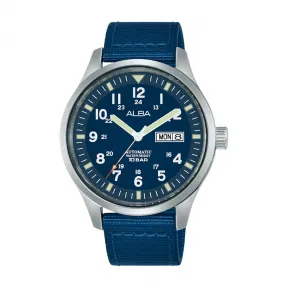 雅柏/Alba 42MM 不锈钢表壳和螺丝透视表背 自动机械机芯 男表 AL4219X1