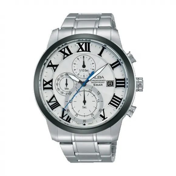 雅柏/Alba 45MM 不锈钢表壳 男表 AM3169X1