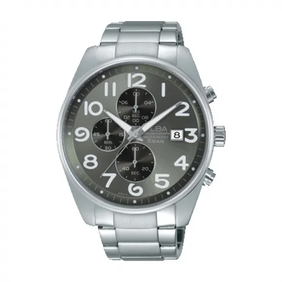 雅柏/Alba 43MM 不锈钢表壳 男表 AM3211X1