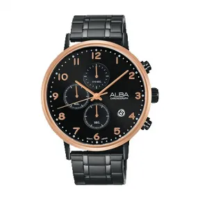 雅柏/Alba 42MM 不锈钢表壳 男表 AM3350X1
